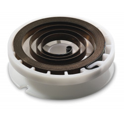 Kötéltárcsa rugóval segédrugós