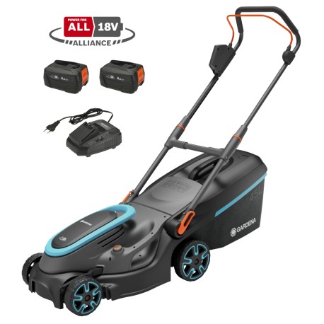 PowerMax 37/36V P4A Akkumulátoros fűnyíró akkumulátorral