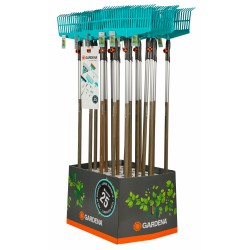 combisystem Lawn Rake + Handle Display