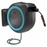 Battery-Powered Wall-Mounted Hose Box PowerRoll XXL solo, 40 m, turquoise
