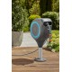 Terrace Hose Box RollUp M, 20 m hose, turquoise, automatic roll-up