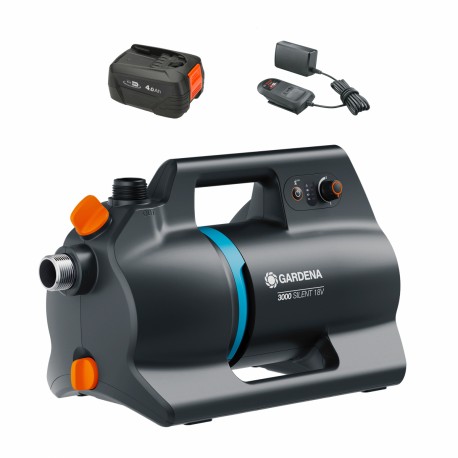 Akkumulátoros kerti szivattyú 3000 Silent 18V akkumulátorral P4A