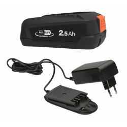 Starter kit P4A 1 x system battery PBA 18V/45 2.5 Ah + quick charger AL 18V-20