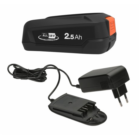 Starter kit P4A 1 x system battery PBA 18V/45 2.5 Ah + quick charger AL 18V-20